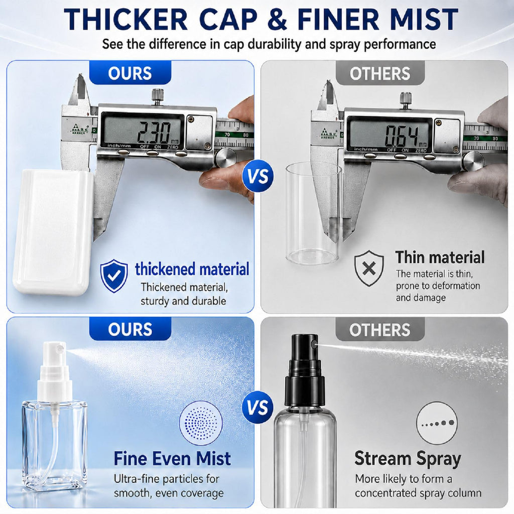 2 Pack 2.7oz Fine Mist Spray Bottles Z351