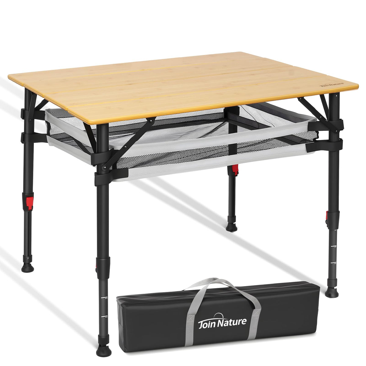 Bamboo Aluminum Folding Camping Table M32633