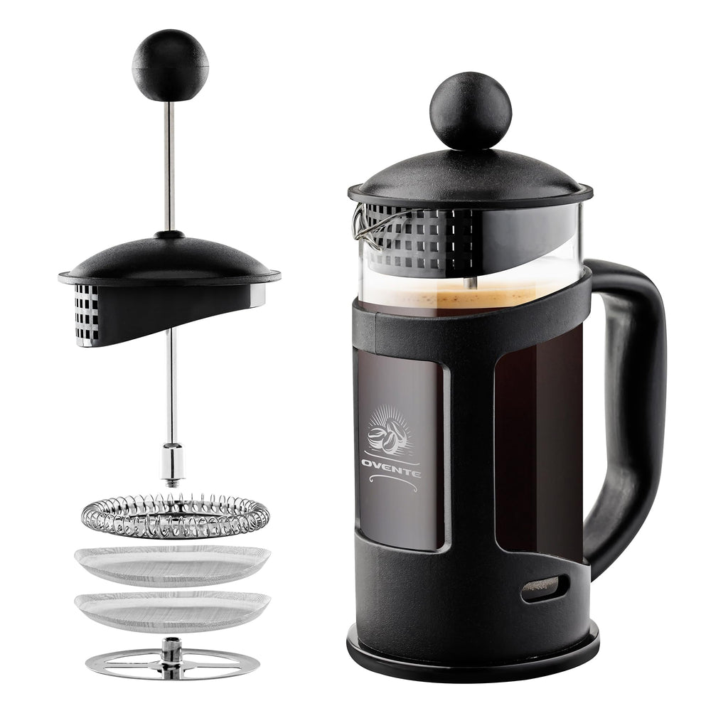 French Press Coffee Maker 12oz Black T679