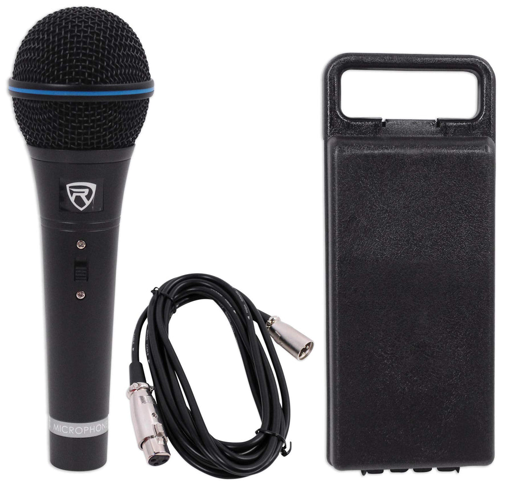 Black Dynamic Cardioid Metal Microphone W30794