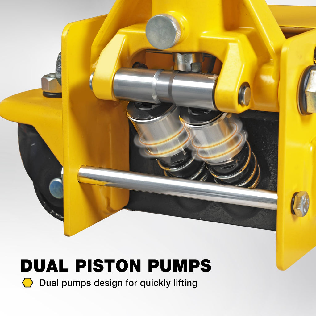 3 Ton Low Profile Hydraulic Floor Jack with Jack Stands P949