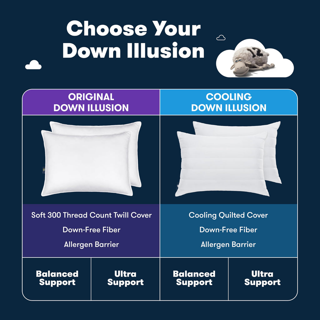 King 2 Pack Cooling Bed Pillows N50356