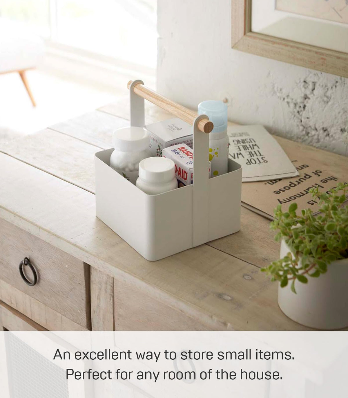 Small Steel Wood Storage Basket E95691