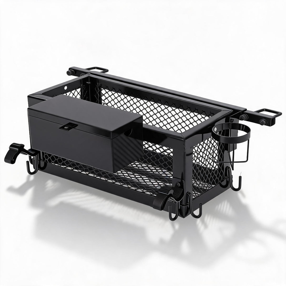 Black Tractor Tool Box Basket Attachment U296453