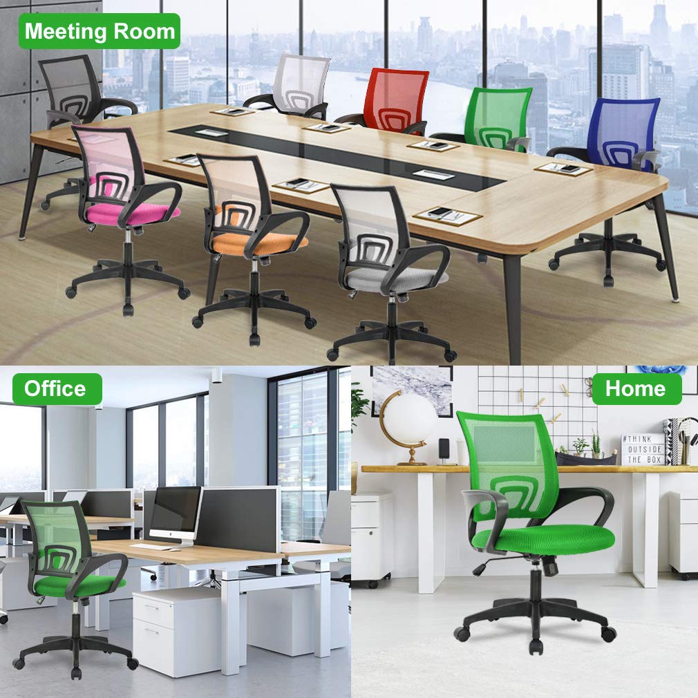 Ergonomic Mid-Back Swivel Office Chair K130421