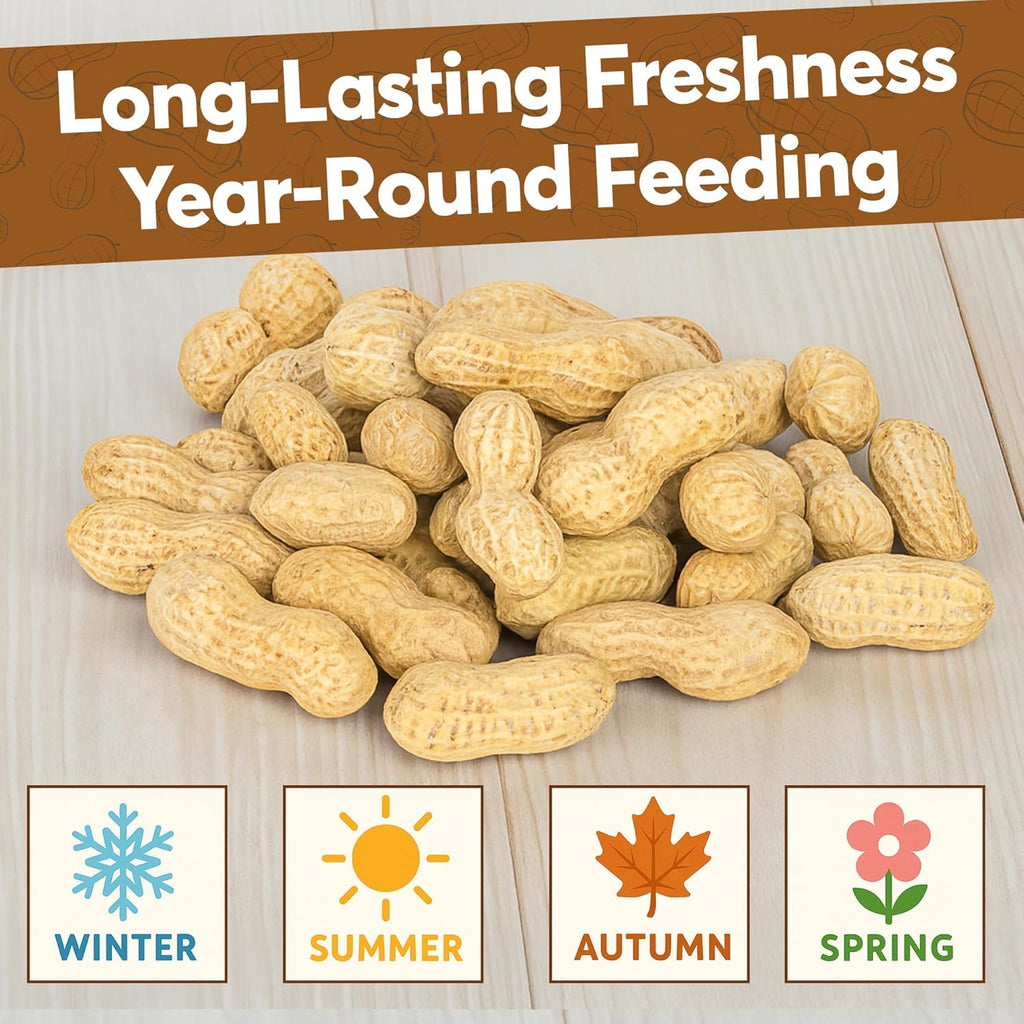 Raw Peanuts for Squirrels and Birds, 12 Pounds S243