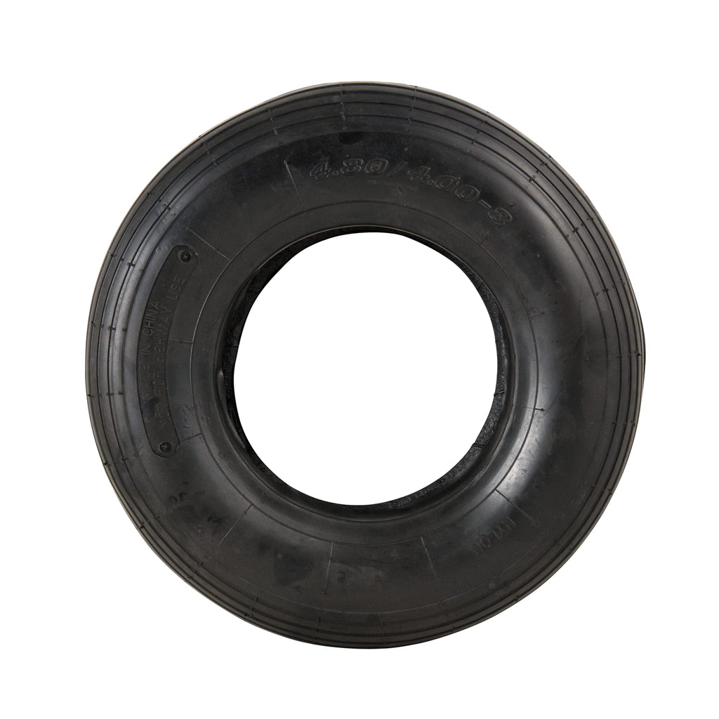 4.80/4.00-8" Ribbed Tread Pneumatic Tire and Inner Tube Set X365840