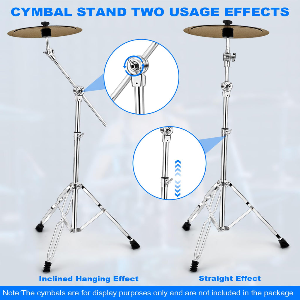 Adjustable 2 Pack Cymbal Boom Stand F4193
