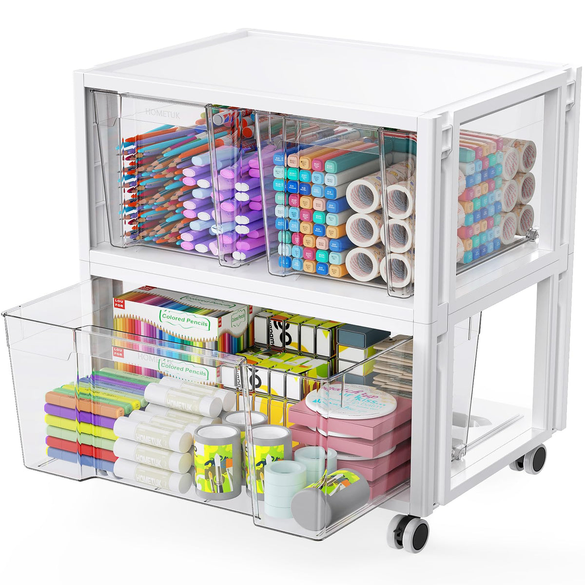 Extra Large 3 Drawer Storage Cart K999