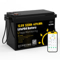 12V 320Ah LiFePO4 Lithium Battery with 200A BMS X708059