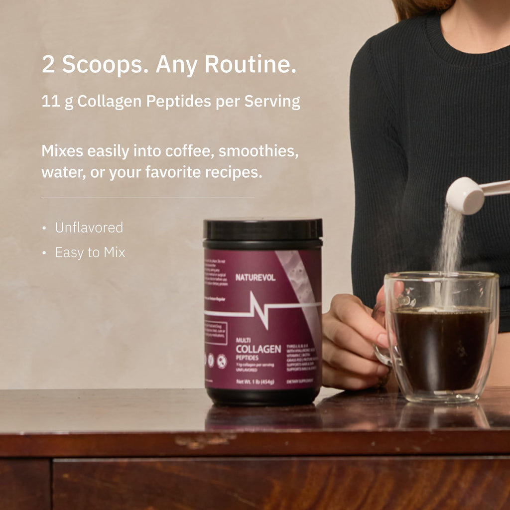 Multi Collagen Peptides Powder 1 lb Unflavored E67640