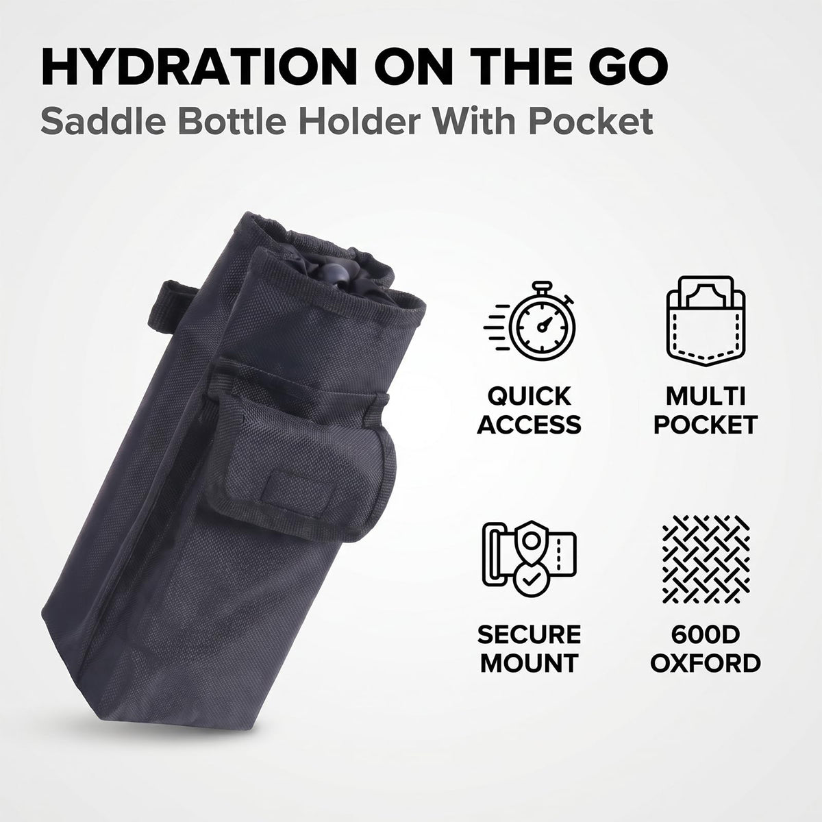 Water Bottle Holder with Phone Pocket W207016