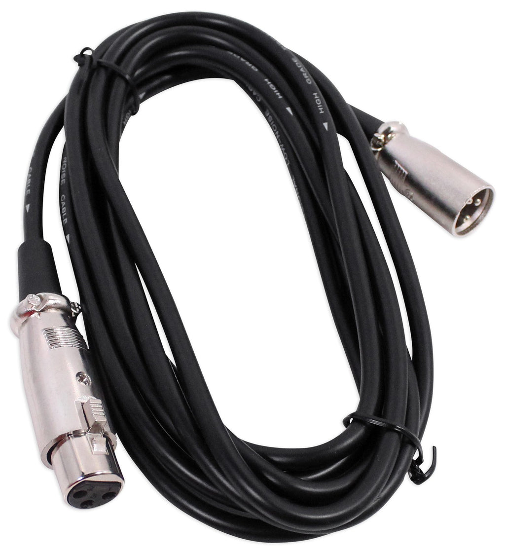 Black Dynamic Cardioid Metal Microphone W30794