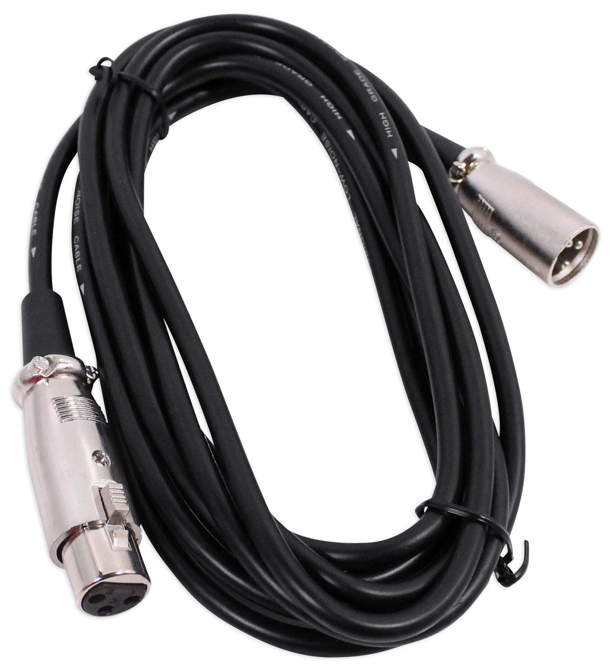 Black Dynamic Cardioid Metal Microphone W30794