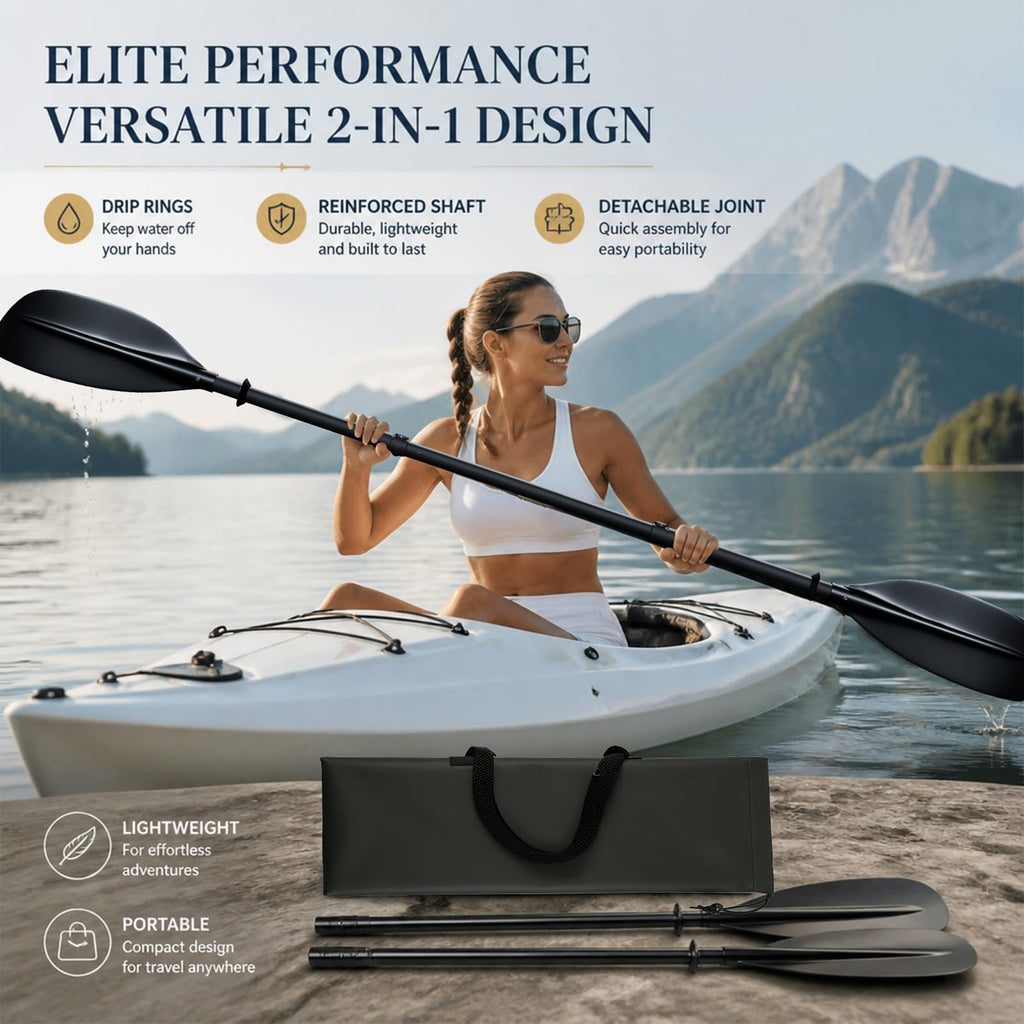 Heavy Duty Portable Kayak Paddle with Non-Slip Grip V7834