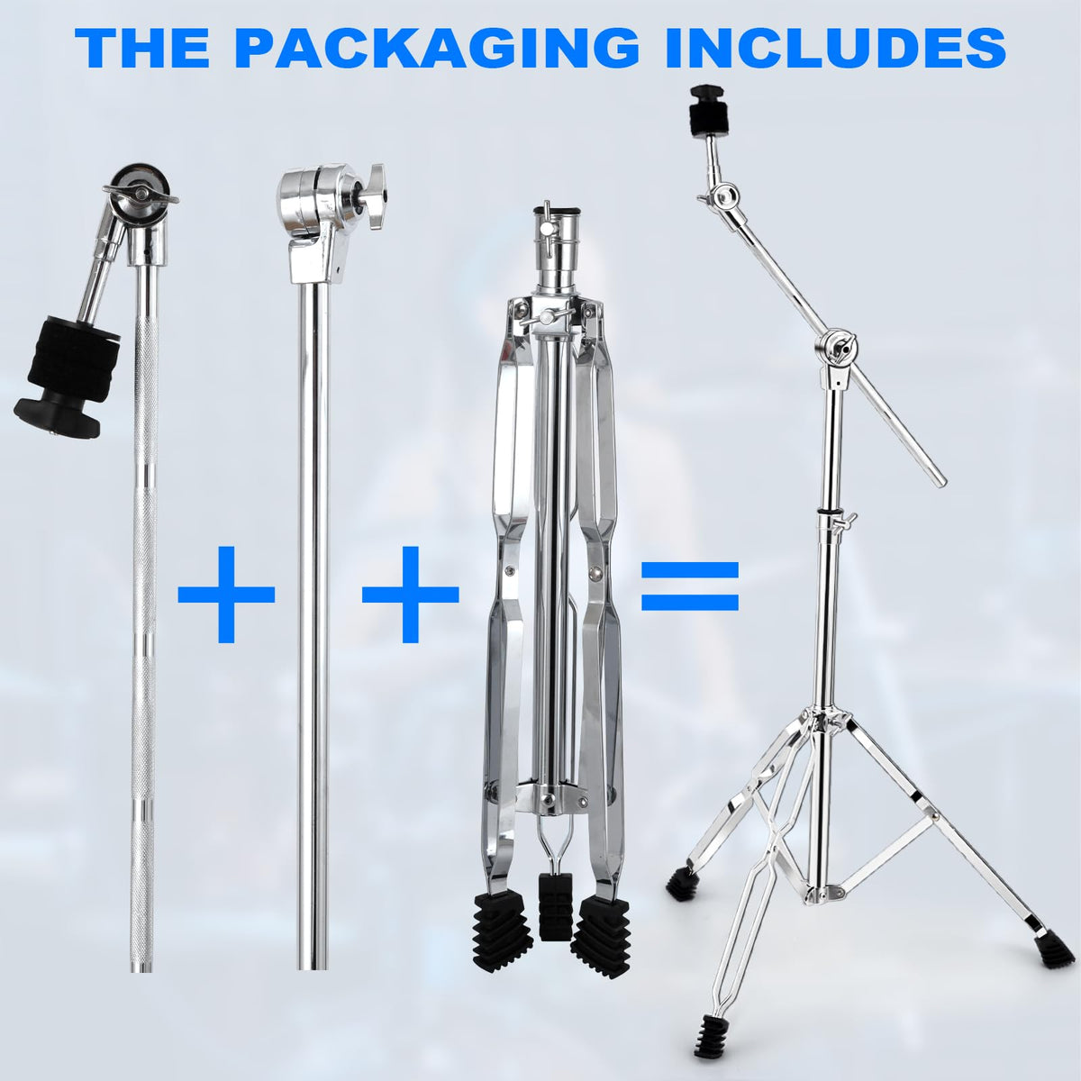 Adjustable 2 Pack Cymbal Boom Stand F4193
