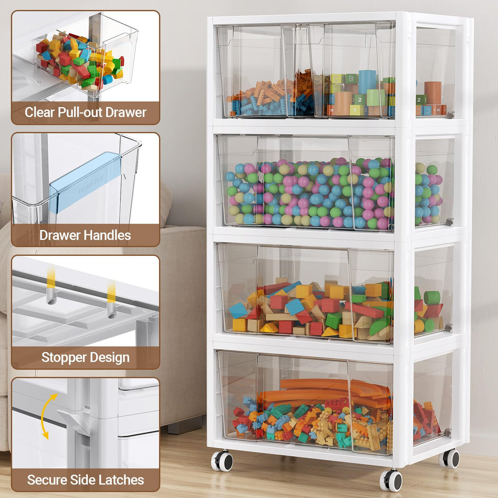 Extra Large 3 Drawer Storage Cart K999