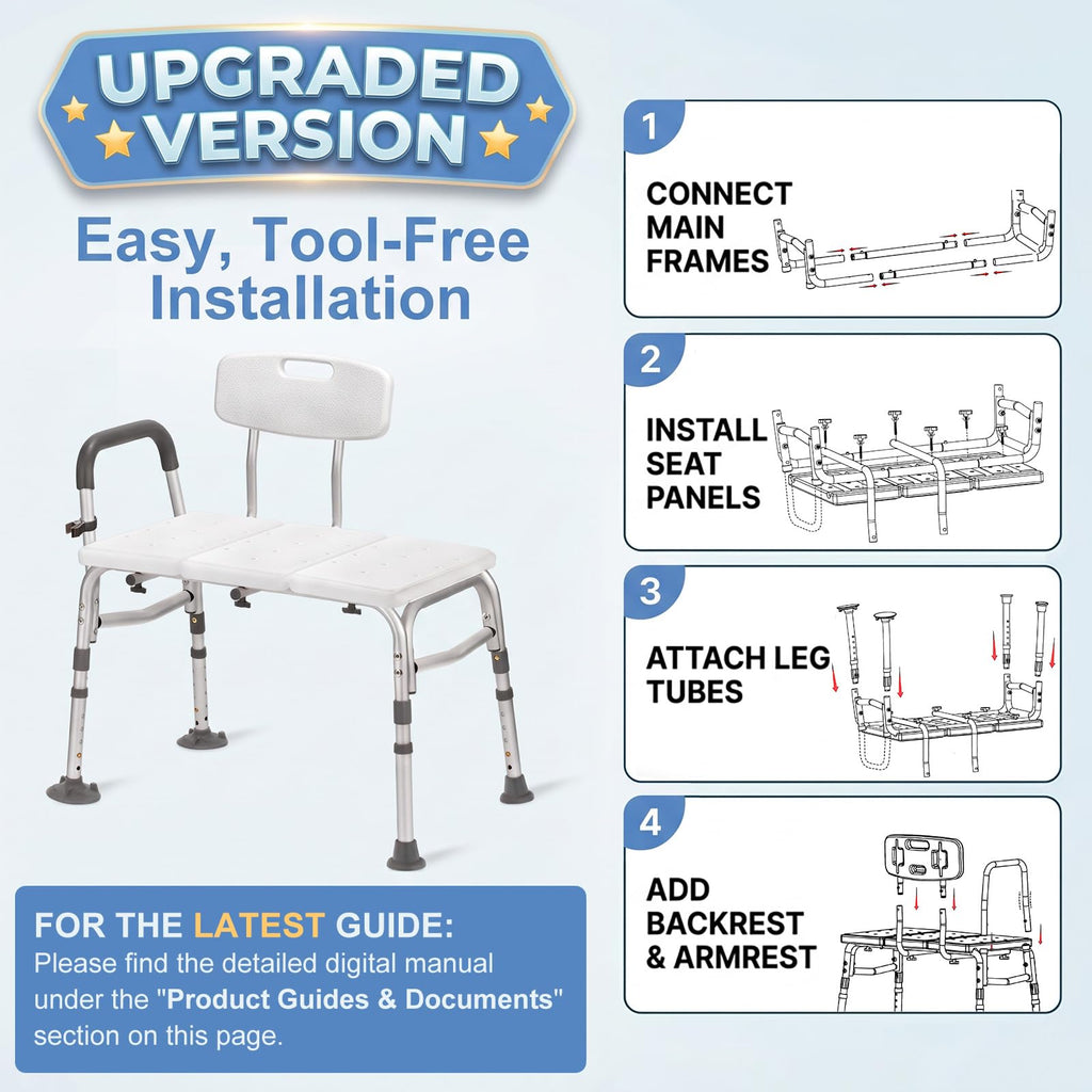 Tub Transfer Bench & Shower Chair R2636