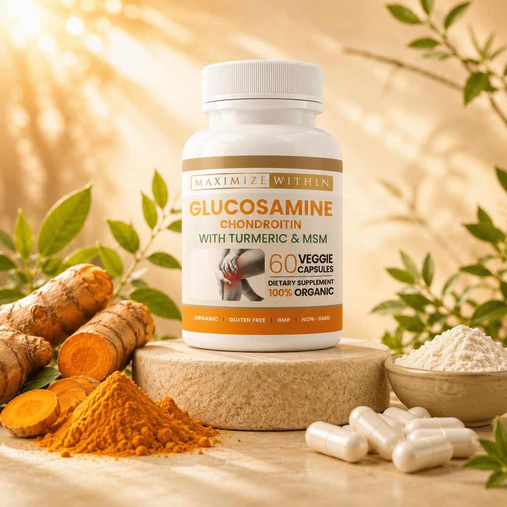 Glucosamine Chondroitin Turmeric MSM 60 Veggie Capsules K154078