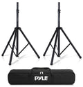 Black Dual Speaker Stand Kit with Storage Bag G848