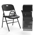 10 Pack Black Heavy Duty Folding Chair E720