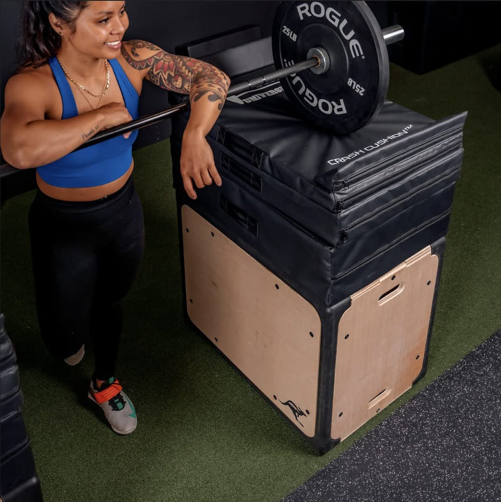 3 in 1 Foam and Wood Plyometric Box I539