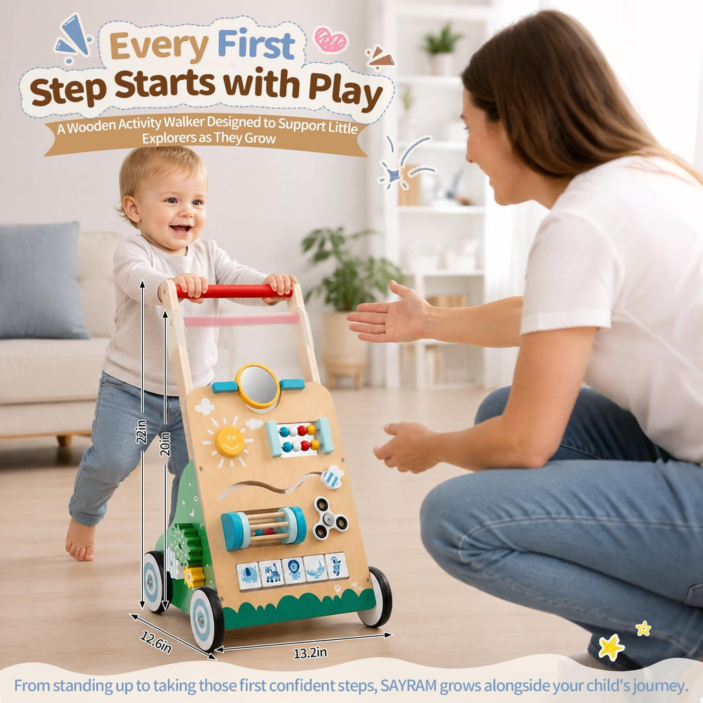 Wooden Baby Walker F7621