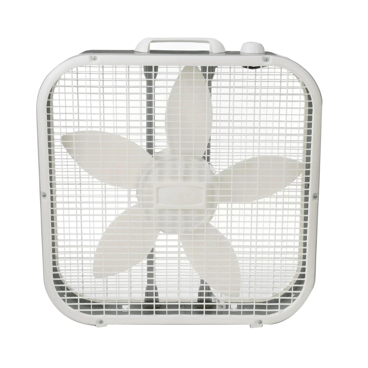 20" 3 Speeds White Portable Floor Fan W405