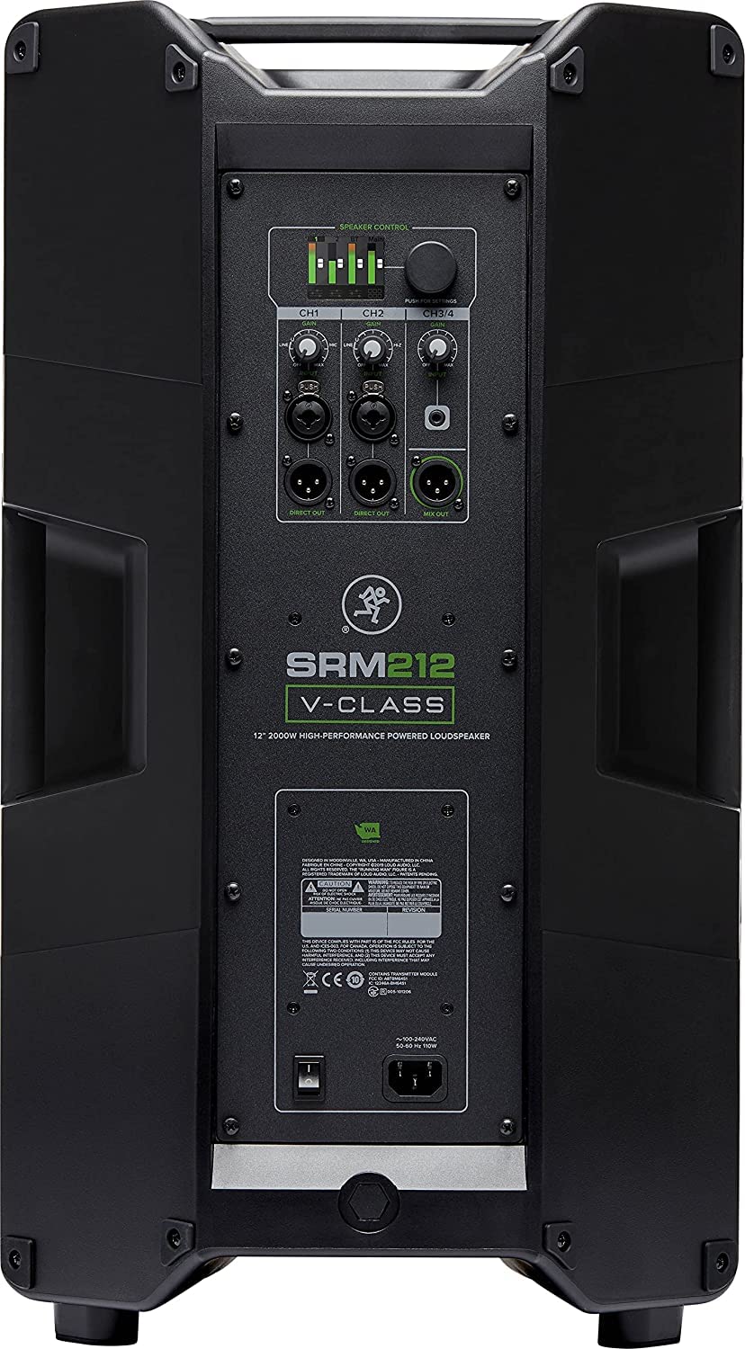 15-Inch 2000W Powered Loudspeaker Pair A5240
