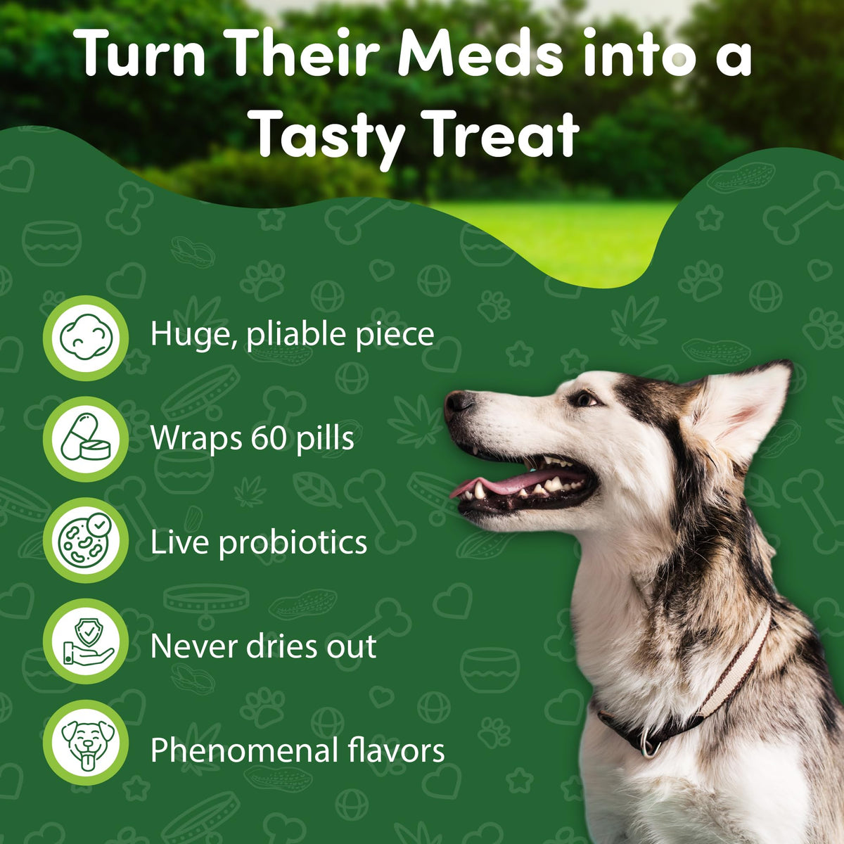 Bacon Flavor Dog Pill Wrap X9973