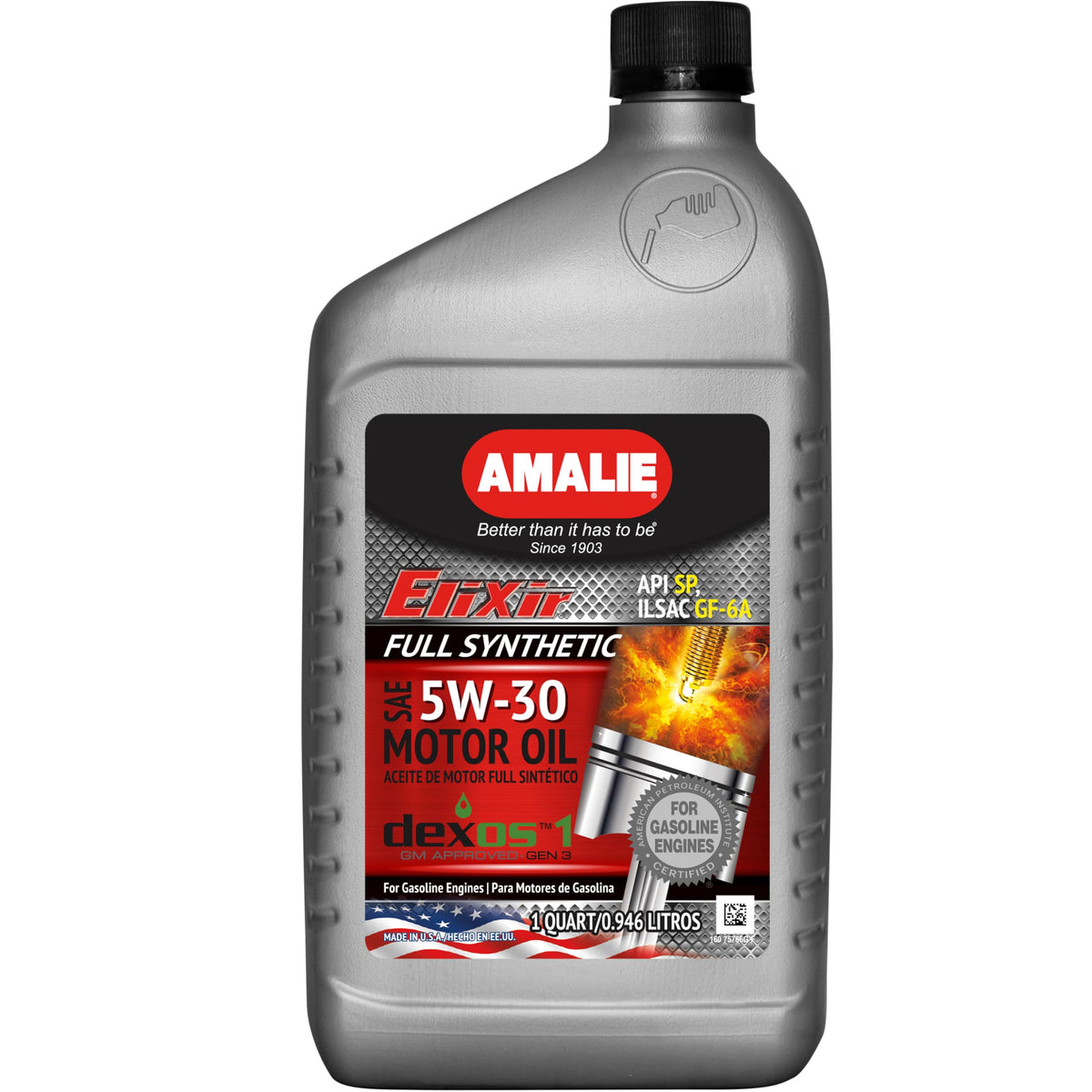Full Synthetic 5W-30 Motor Oil 1 Quart Pack of 12 F250318