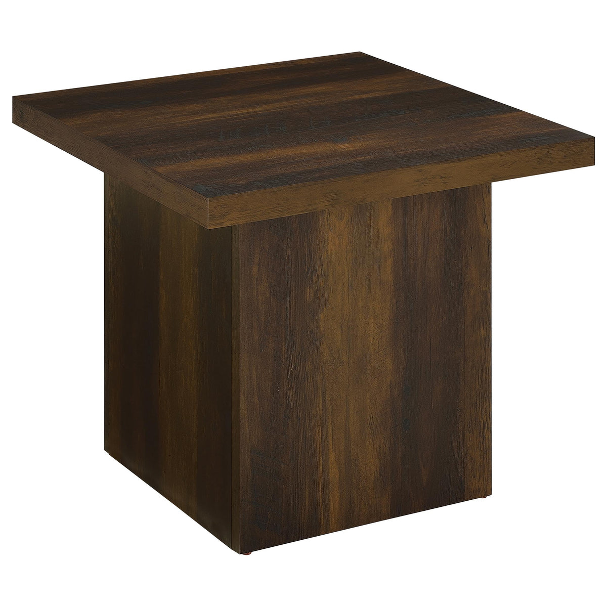 Dark Pine 2-Piece Square Coffee Table Set F198