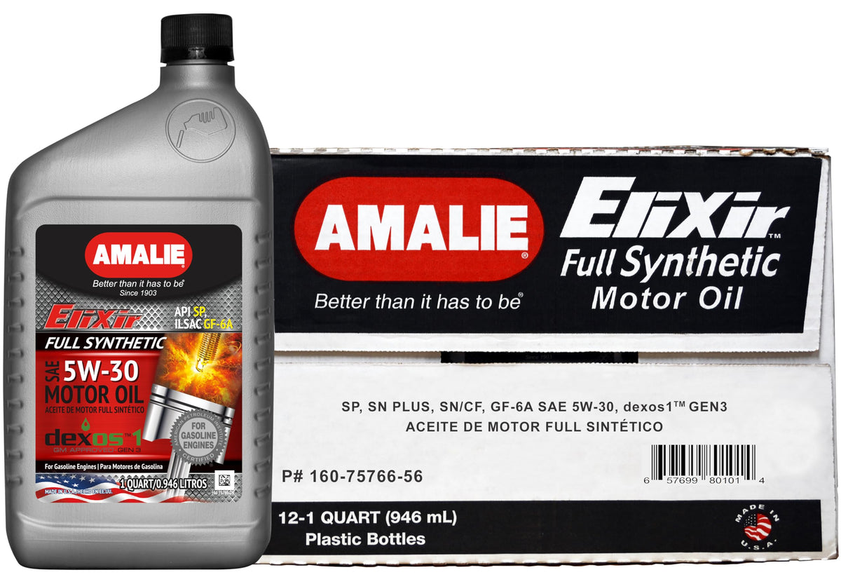 Full Synthetic 5W-30 Motor Oil 1 Quart Pack of 12 F250318