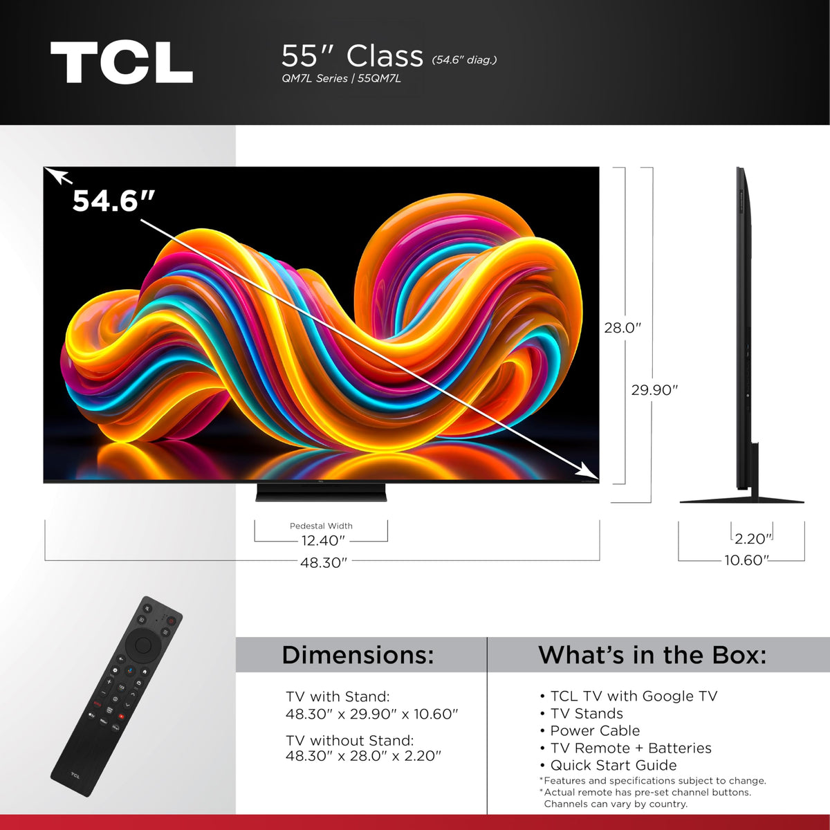 55 Inch QLED Smart TV U200
