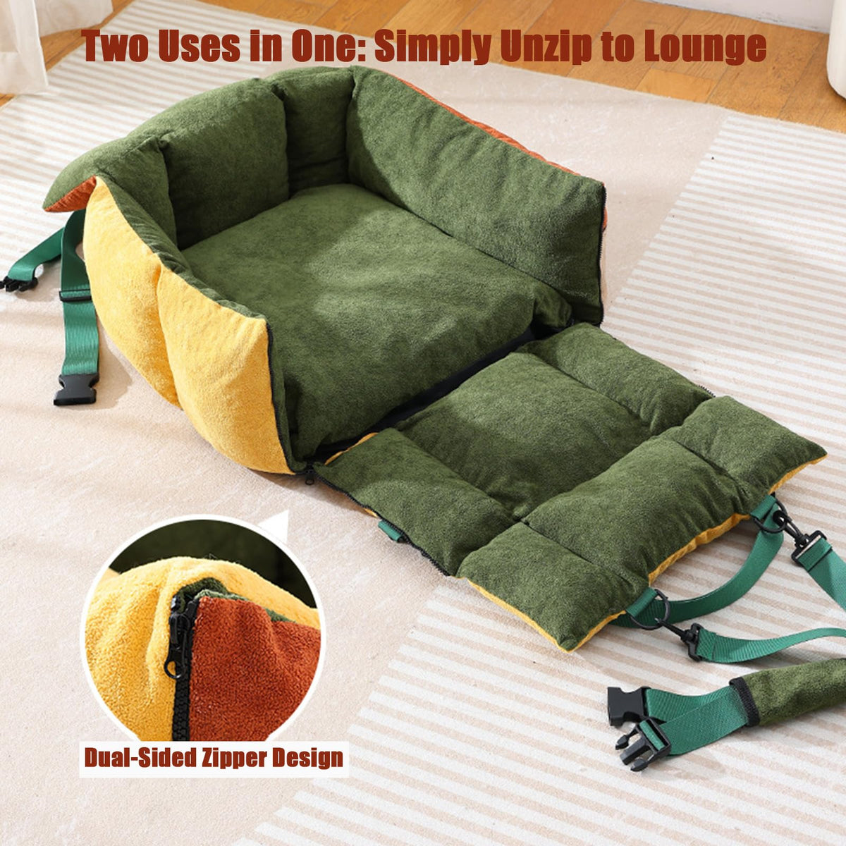 2-in-1 Dog Car Seat D55836