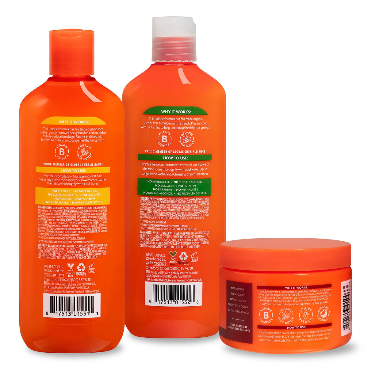 Sulfate-Free Shampoo, Conditioner & Coconut Curling Cream 3 Piece Set N898201