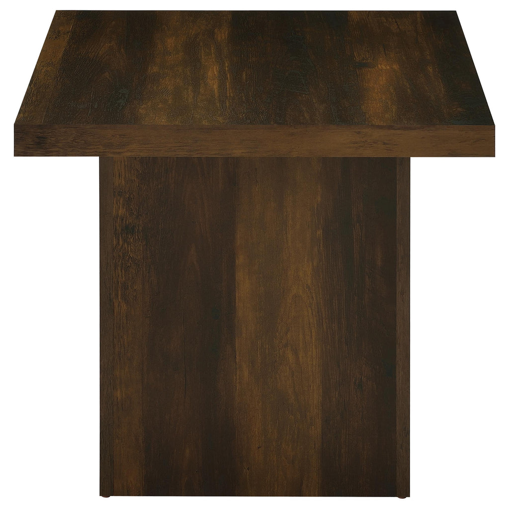 Dark Pine 2-Piece Square Coffee Table Set F198