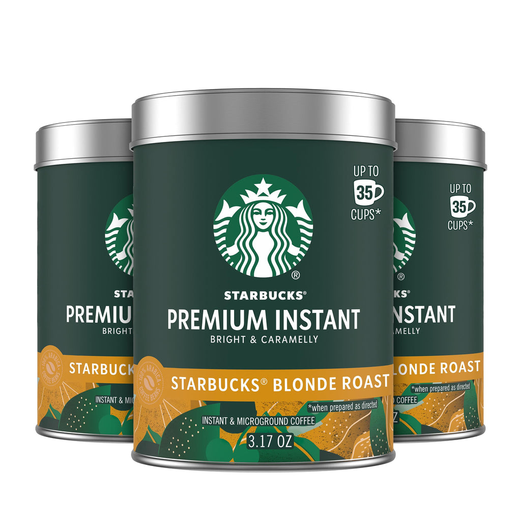Instant Coffee Blonde Roast 3 Tins 3.17 oz D7452