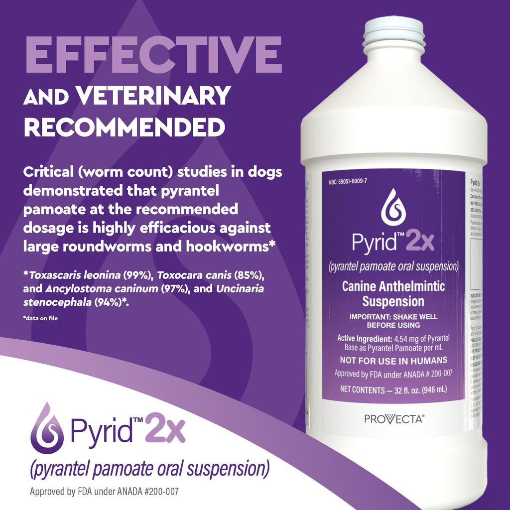 Pyrantel Pamoate Dog Dewormer 16 oz S6831