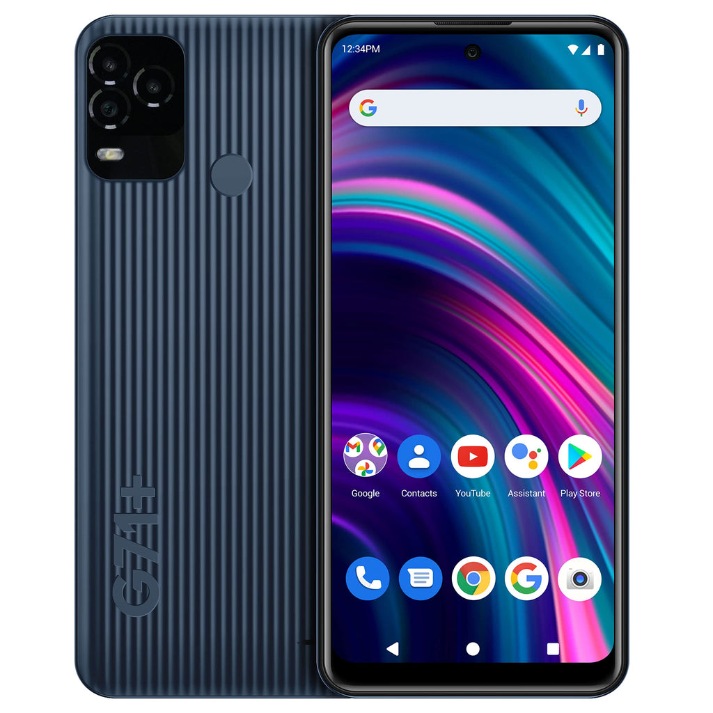 Unlocked 6.5” HD+ Display 128/4GB Blue Smartphone G7313