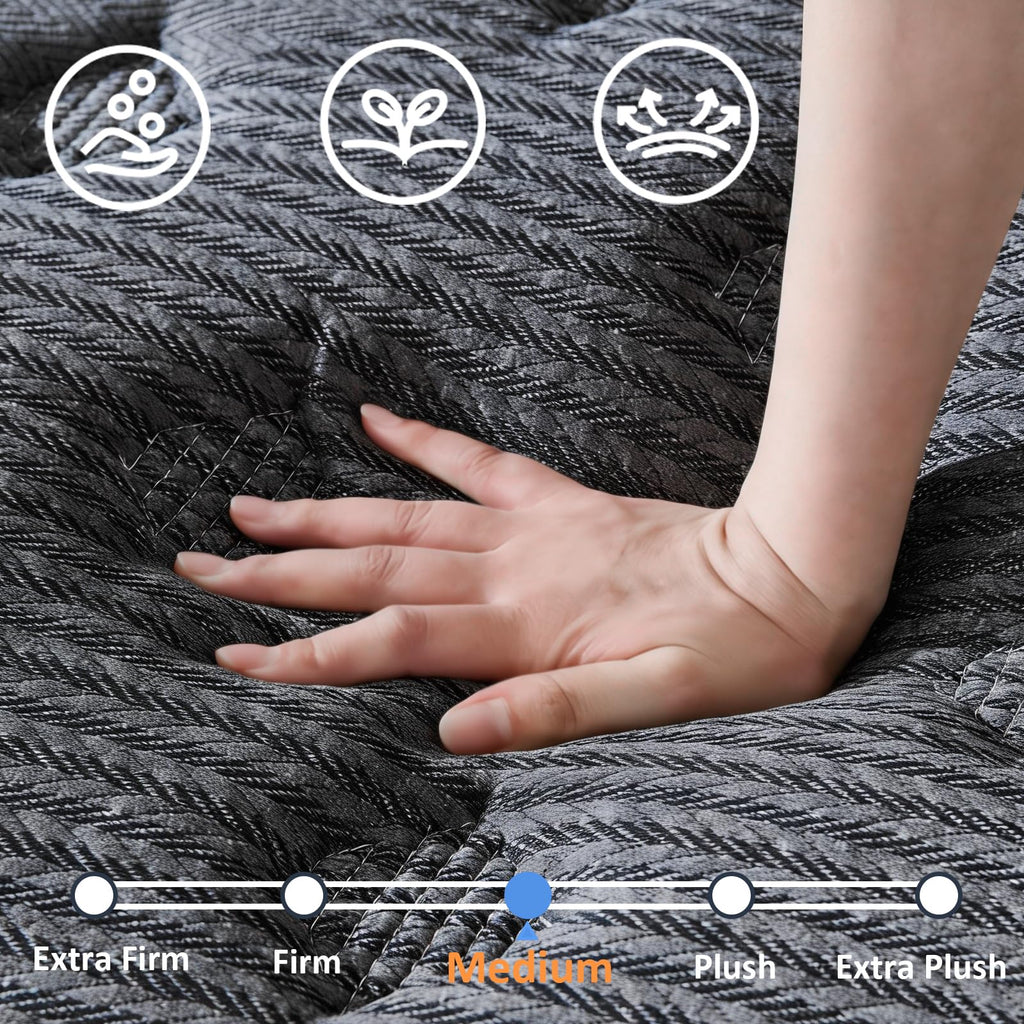 12 Inch Medium Firm Hybrid Full Mattress Y1330