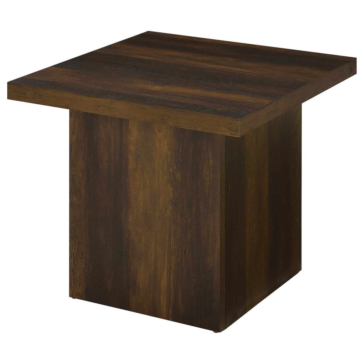 Dark Pine 2-Piece Square Coffee Table Set F198