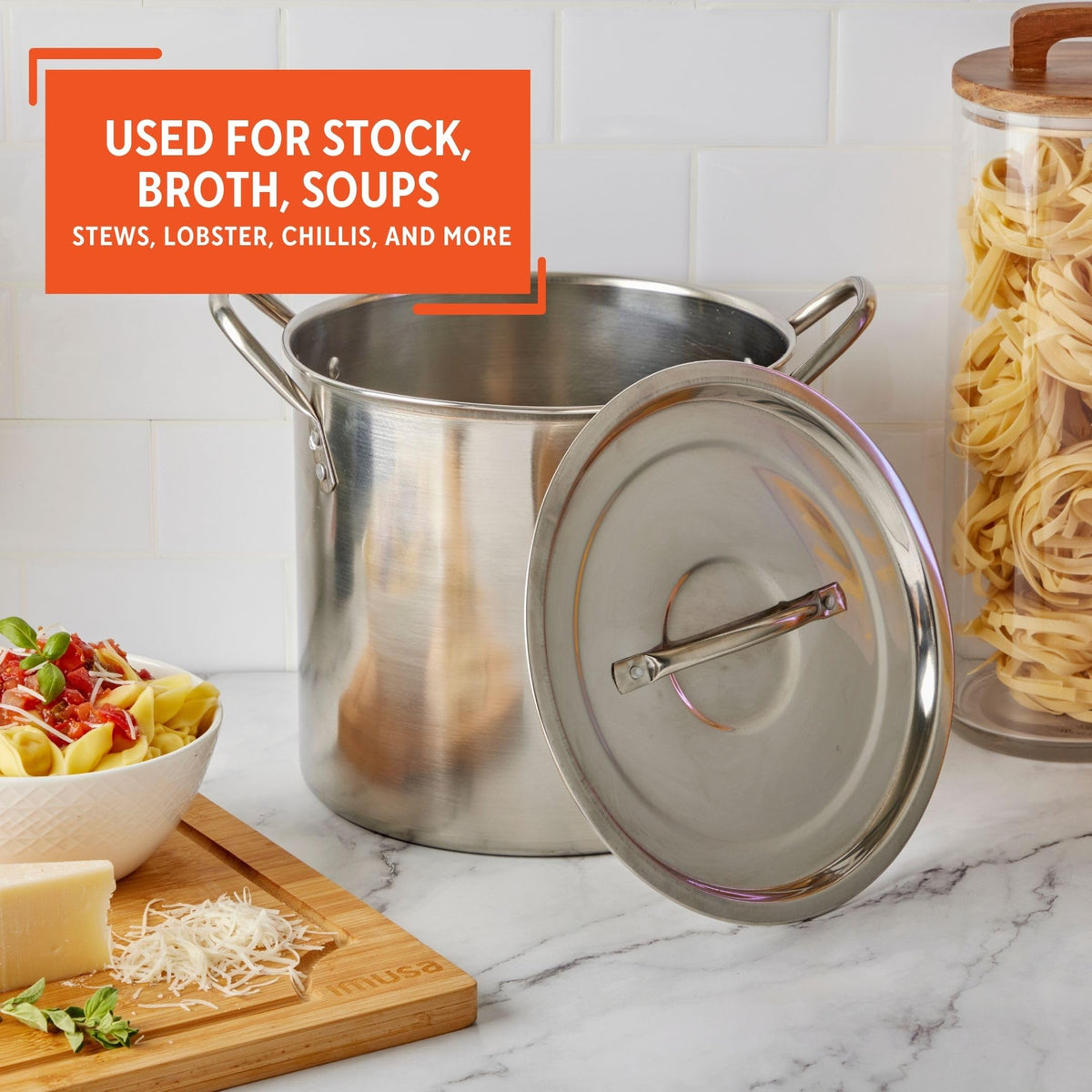 Stainless Steel 20-Quart Stock Pot L41012