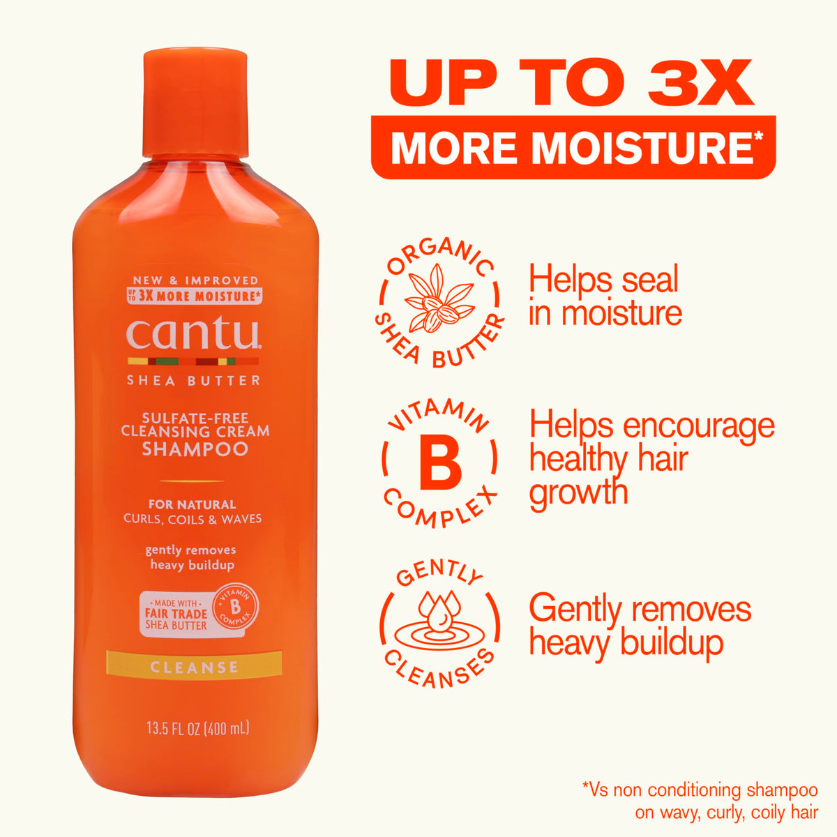Sulfate-Free Shampoo, Conditioner & Coconut Curling Cream 3 Piece Set N898201