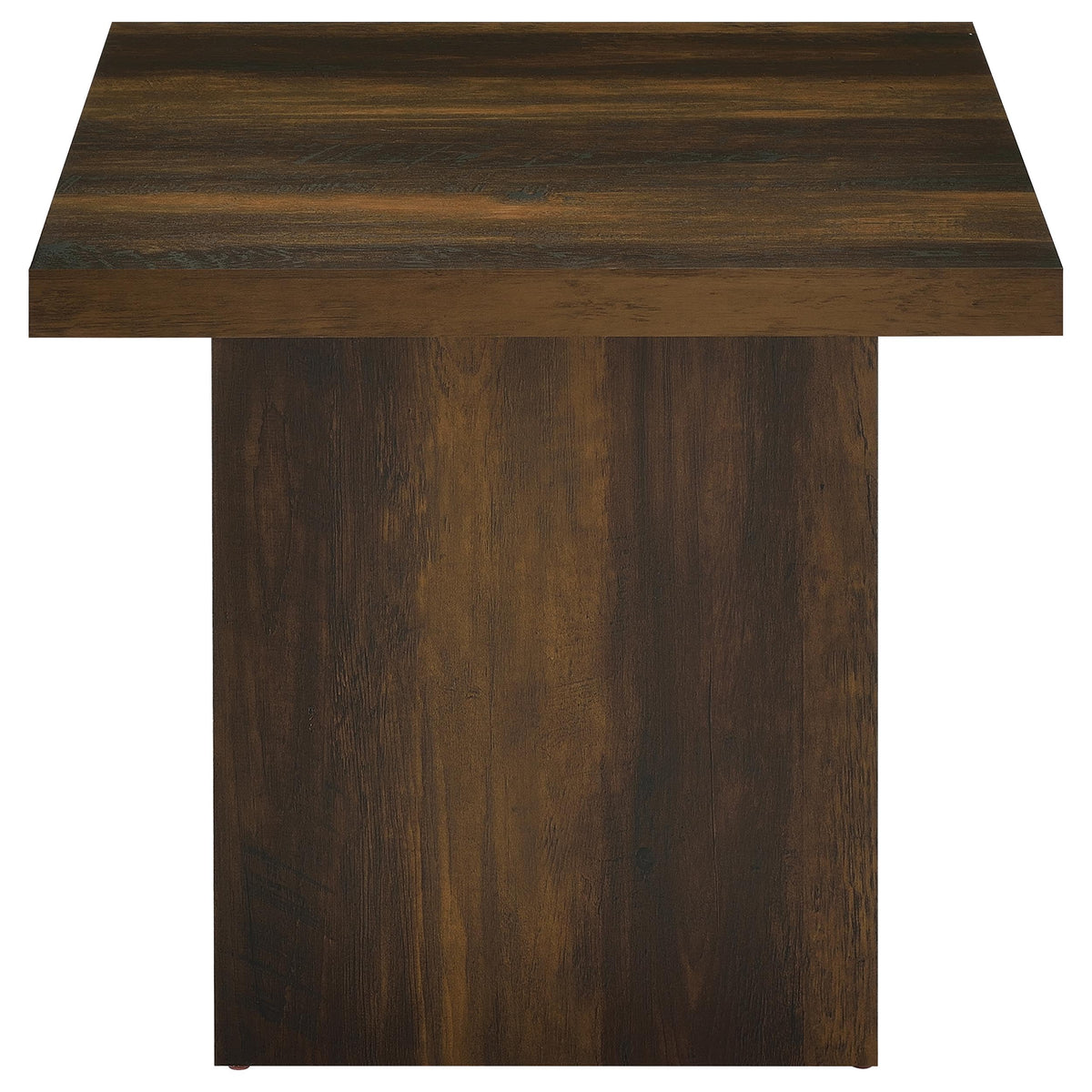 Dark Pine 2-Piece Square Coffee Table Set F198