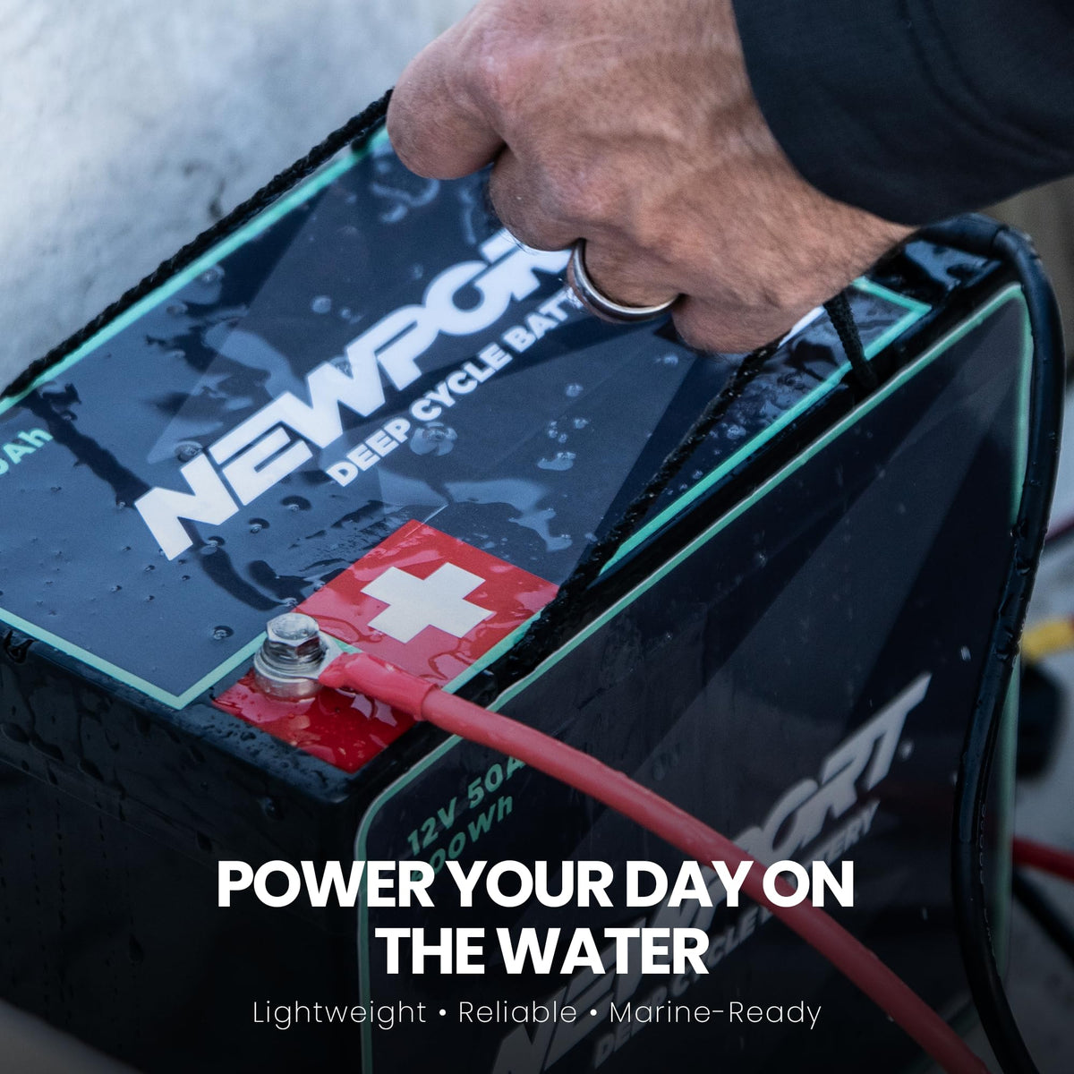 12V50Ah Deep Cycle Sealed AGM Marine Battery T5171