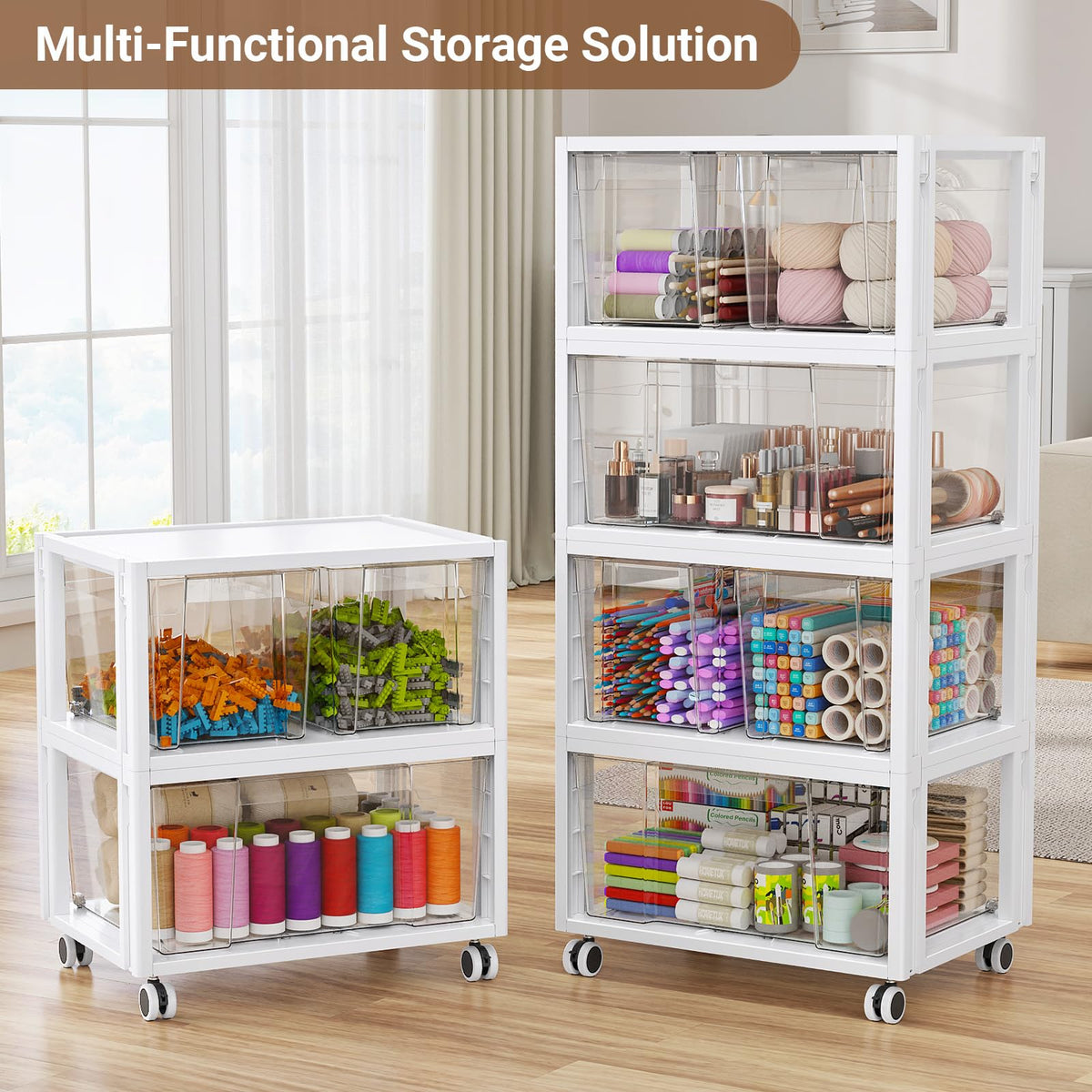 Extra Large 3 Drawer Storage Cart K999