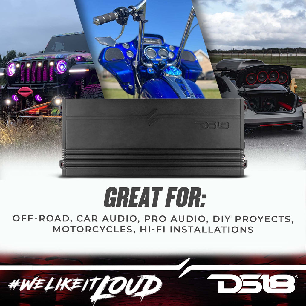 4-Channel Class D Car Audio Amplifier 3600 Watts B6542