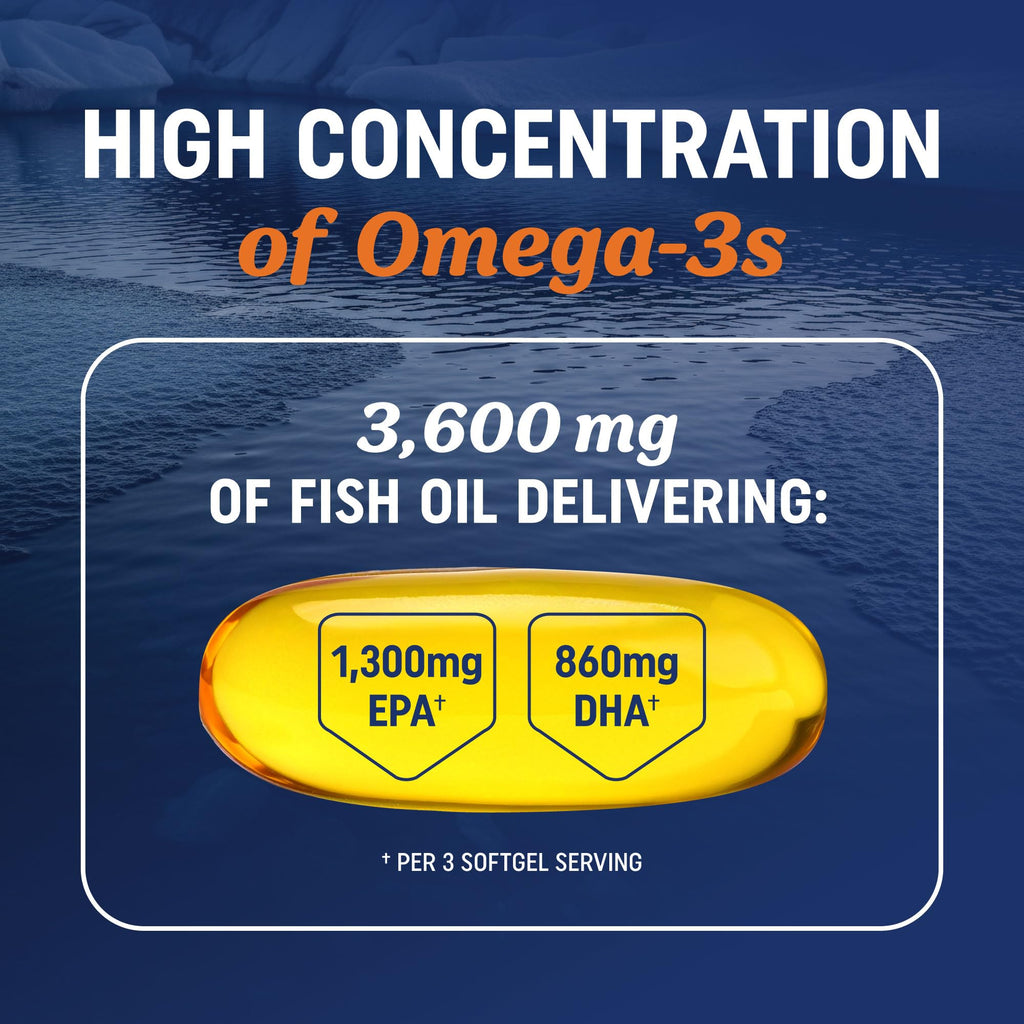 Omega 3 Fish Oil 3600 mg EPA & DHA S2259