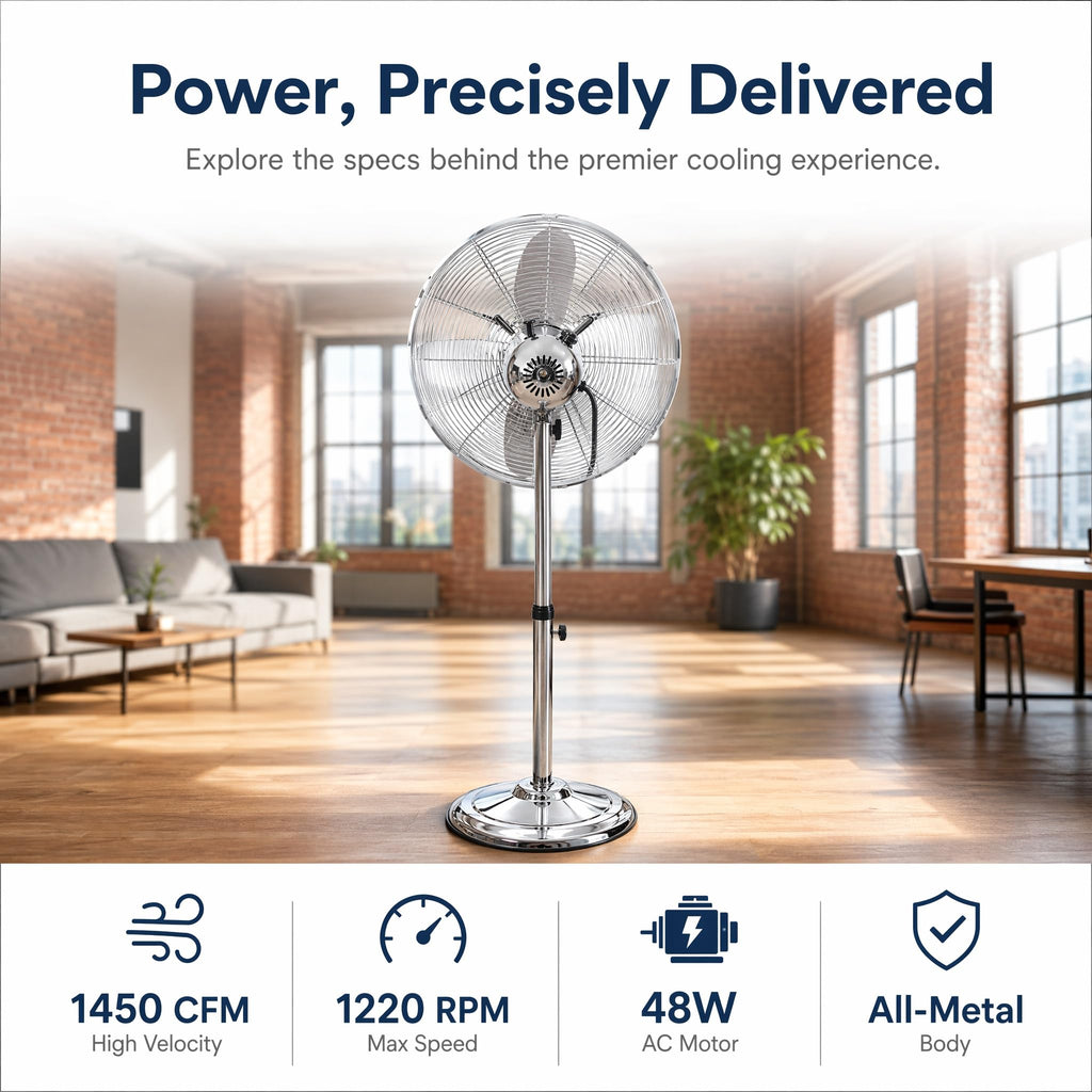 16-Inch 3-Speed Oscillating Pedestal Fan L171570